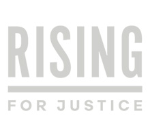 rising for justice logo